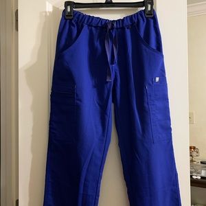 Figs royal blue scrub bottoms!